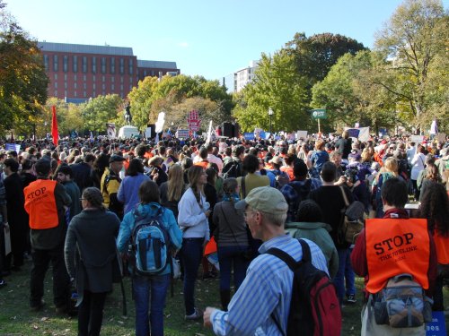 Tar Sands Pipeline protest