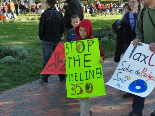 Tar Sands Pipeline protest