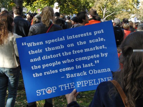 Tar Sands Pipeline protest