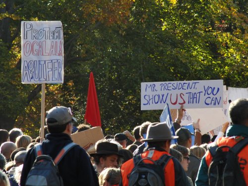 Tar Sands Pipeline protest