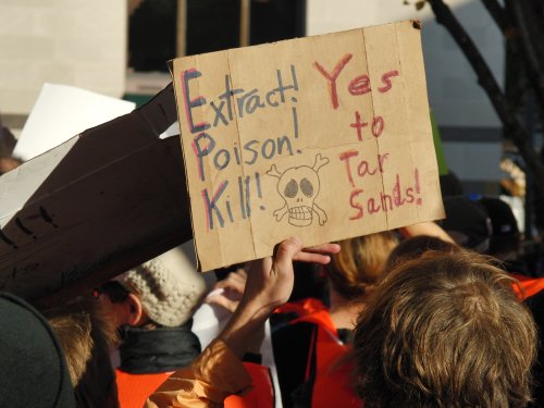 Tar Sands Pipeline protest