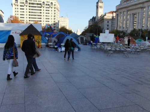 Washington DC Freedom Plaza occupation
