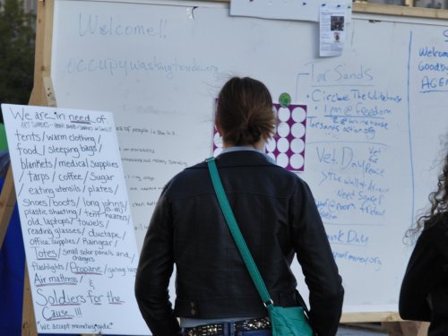 Washington DC Freedom Plaza occupation
