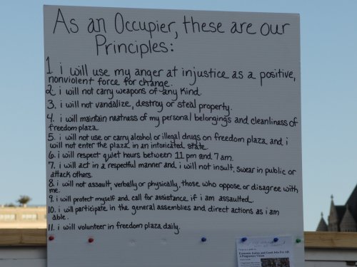 Washington DC Freedom Plaza occupation